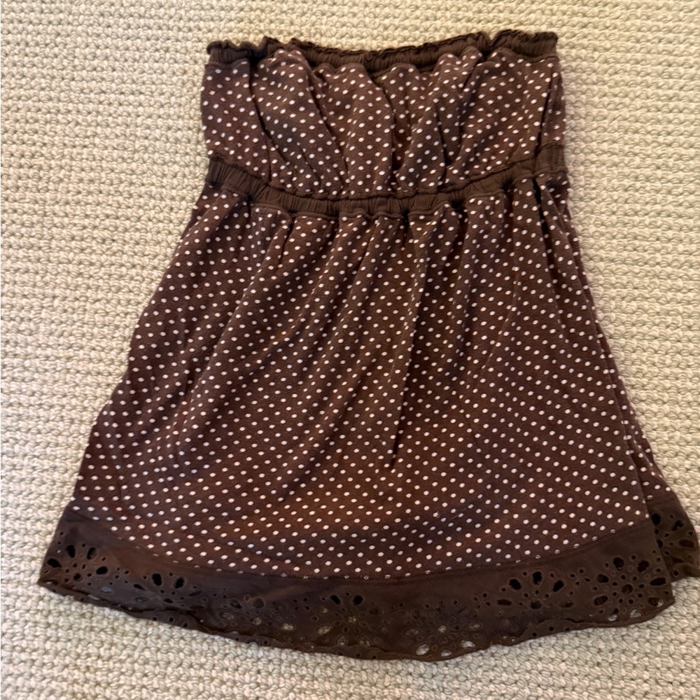 Abercrombie & Fitch Brown Bubble Mini Skirt